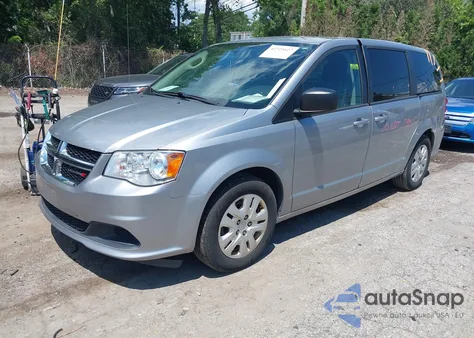 2018 Dodge Grand Caravan Se из США, поврежденный, VIN 2C4RDGBG6JR255273